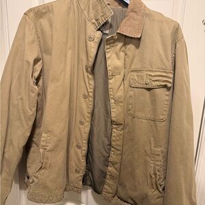 Old Navy Men's Khaki Military Jacket